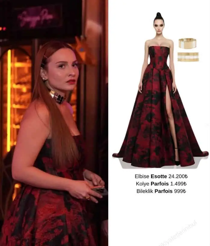 26 Nisan Çirkin dizisi 5.bölüm Lale'nin elbisesi giydiği kıombinleri