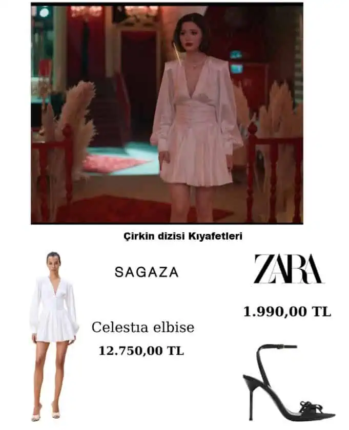 3 Mayıs Çirkin dizisi 6. bölüm Meryem kıyafetleri kombinleri