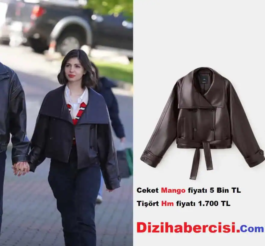 8 Mayıs Taşacak Bu Deniz dizisi 27.bölüm Fadime kıyafetleri giydiği deri mont