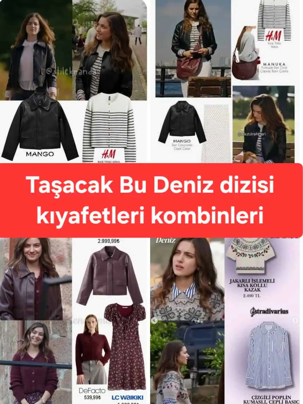 Taşacak Bu Deniz Dizisi Kombinleri Kıyafetleri