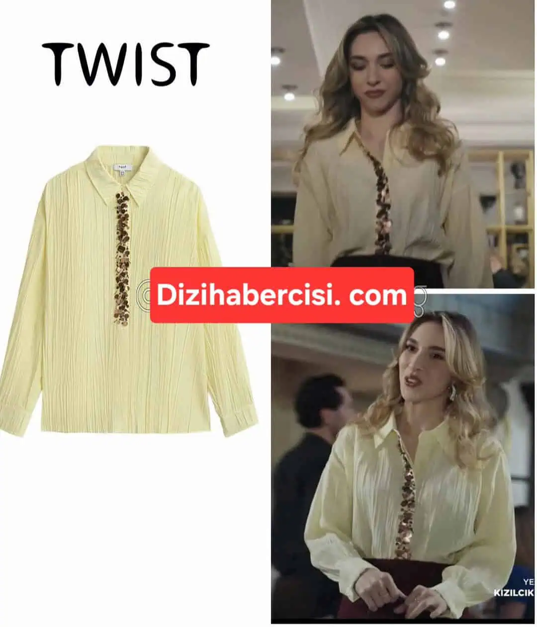 10 Nisan Kızılcık Şerbeti Elif'in giydiği kıyafeti