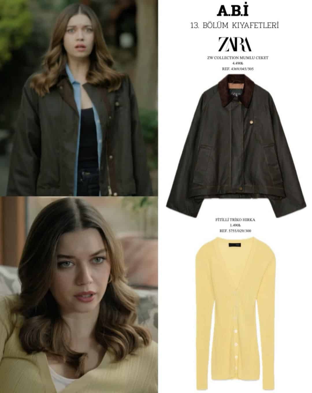 14 Nisan Abi dizisi 13. bölüm Çağla kıyafetleri