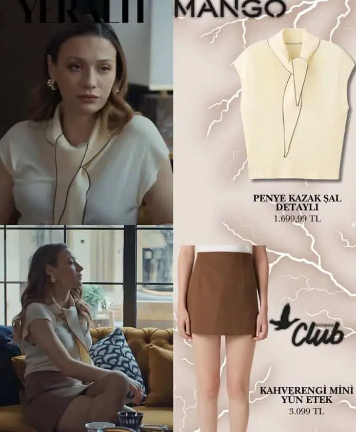 Sümeyye Aydoğan 15 Nisan Yeraltı dizisi 12.bölüm kıyafetleri Sultan kombinleri