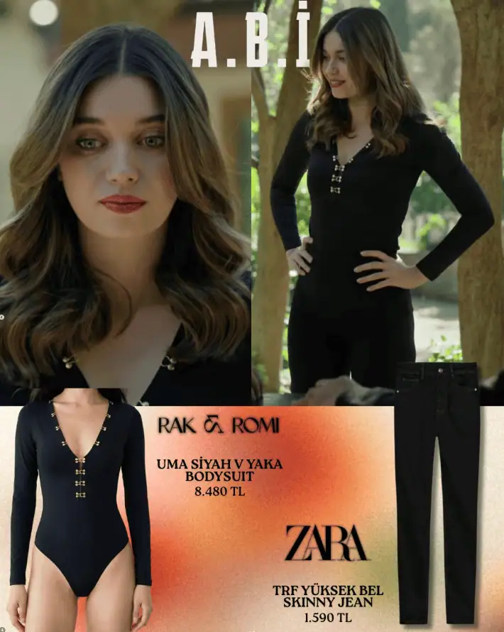 21 Nisan Abi dizisi 14. bölüm kıyafetleri Çağla Melek kombinleri