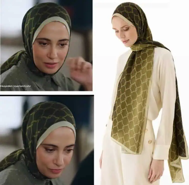 24 Nisan Kızılcık Şerbeti 134.bölüm kıyafetleri Nursema tesettür