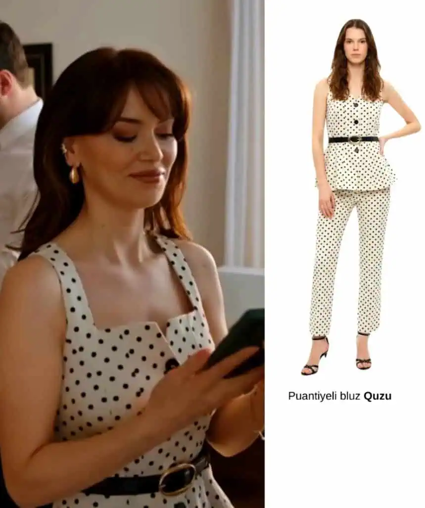 3 Nisan Kızılcık Şerbeti'nin 131. Bölüm kıyafetleri Başak kombini