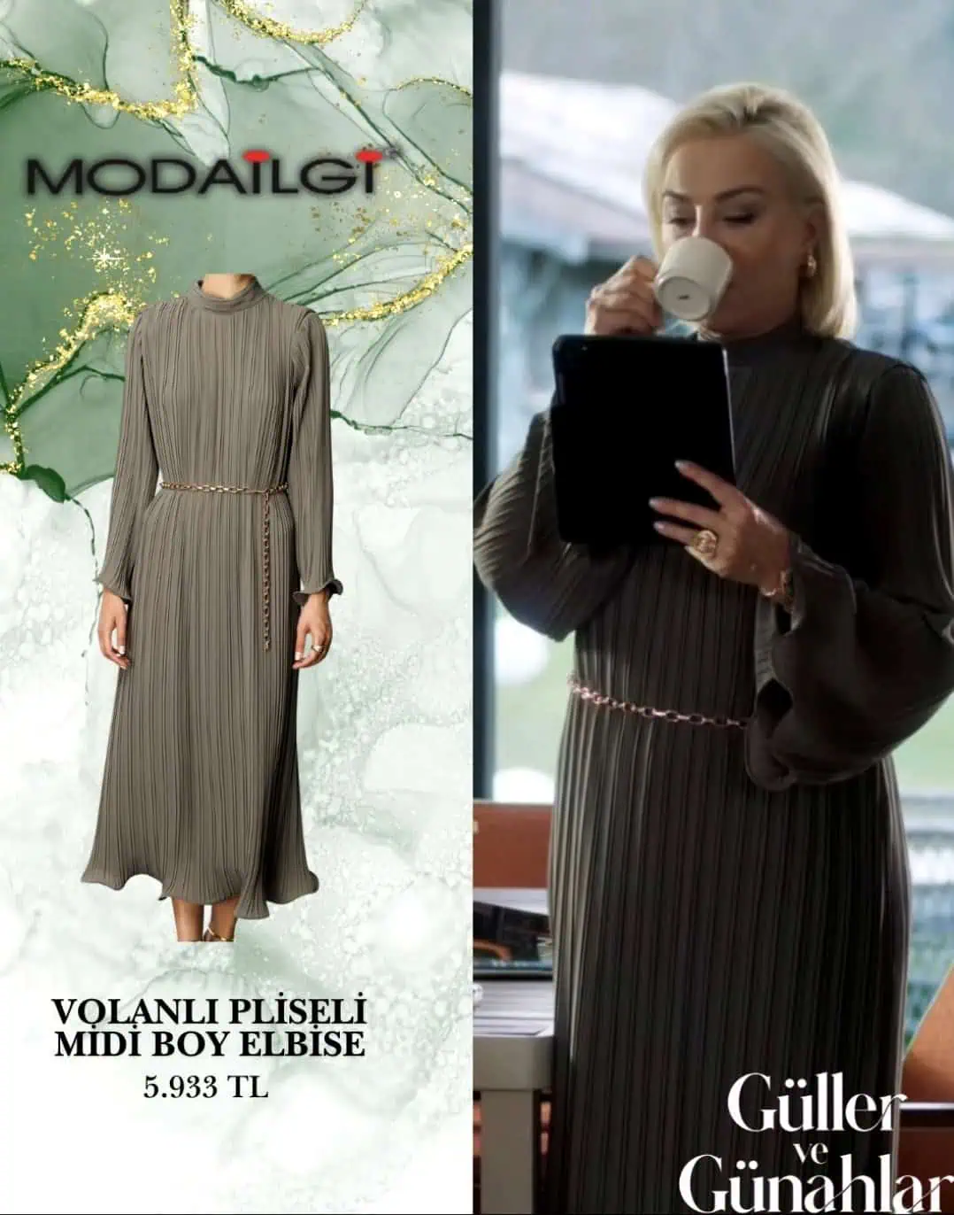 4 Nisan Güller Günahlar 23.bölüm Sevim kıyafetleri