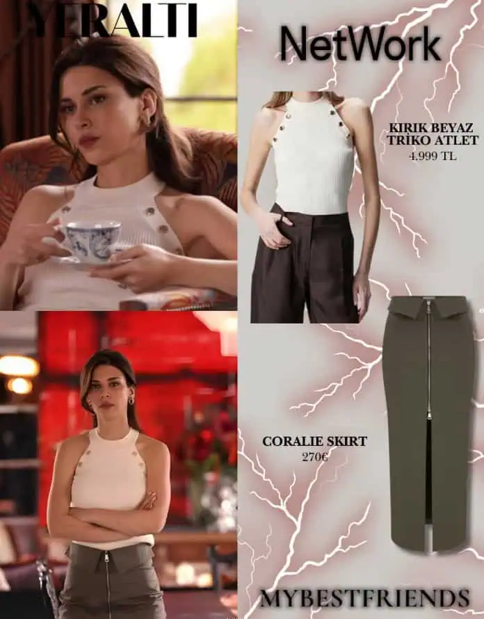 8 Nisan Yeraltı dizisi 11.bölüm kombinleri Ceylan'ın giydiği sponsor kıyafetleri