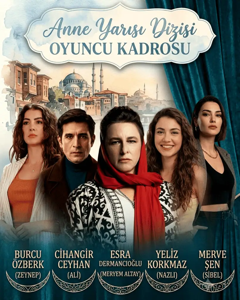 Anne Yarısı Dizisi Oyuncu Kadrosu karakter bilgileri
