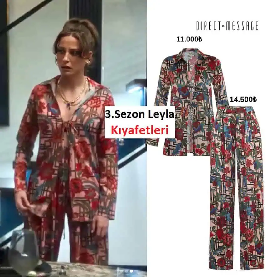 Kimler Geldi Kimler Geçti dizisi 3. Sezon kombinleri Leyla sponsor markalar