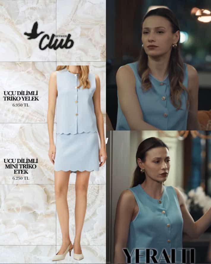 Sümeyye Aydoğan 15 Nisan Yeraltı dizisi 12.bölüm kıyafetleri Sultan kombinleri