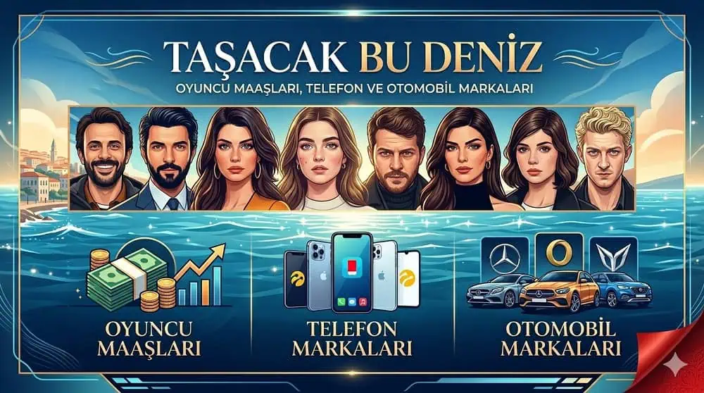 Taşacak Bu Deniz Oyuncu Maaşları Telefon ve Otomobil Markaları