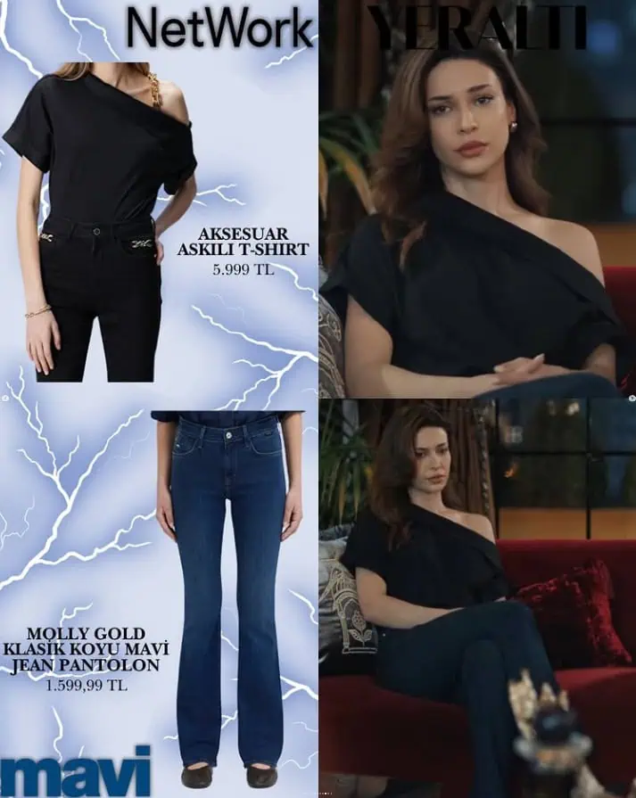 Yeraltı dizisi son bölümde oyuncuların giydiği kıyafetleri sponsor markalar