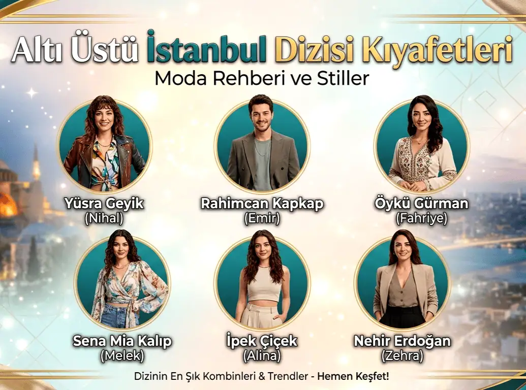 Altı Üstü İstanbul Dizisi Kıyafetleri Oyuncu Kombinleri