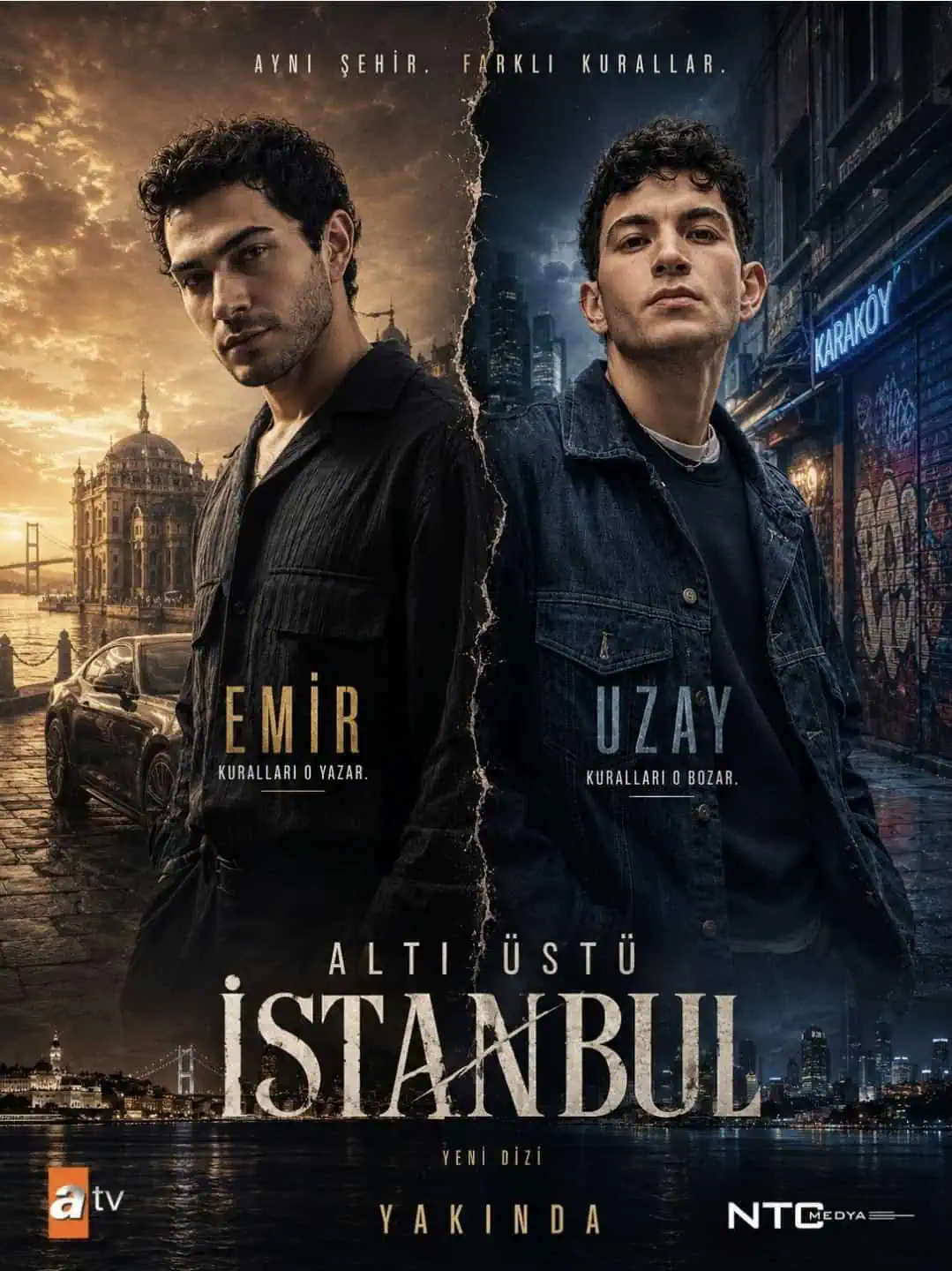 Altı üstü İstanbul dizisi afişi oyuncu kadrosu