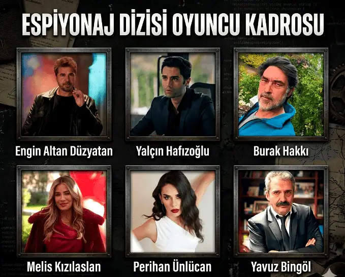 TRT Espiyonaj Dizisi Oyuncu Kadrosu Konusu Çekim Yerleri (Tabii)