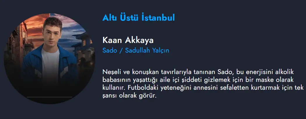 Kaan Akkaya (Sado- Sadullah Kılıç)