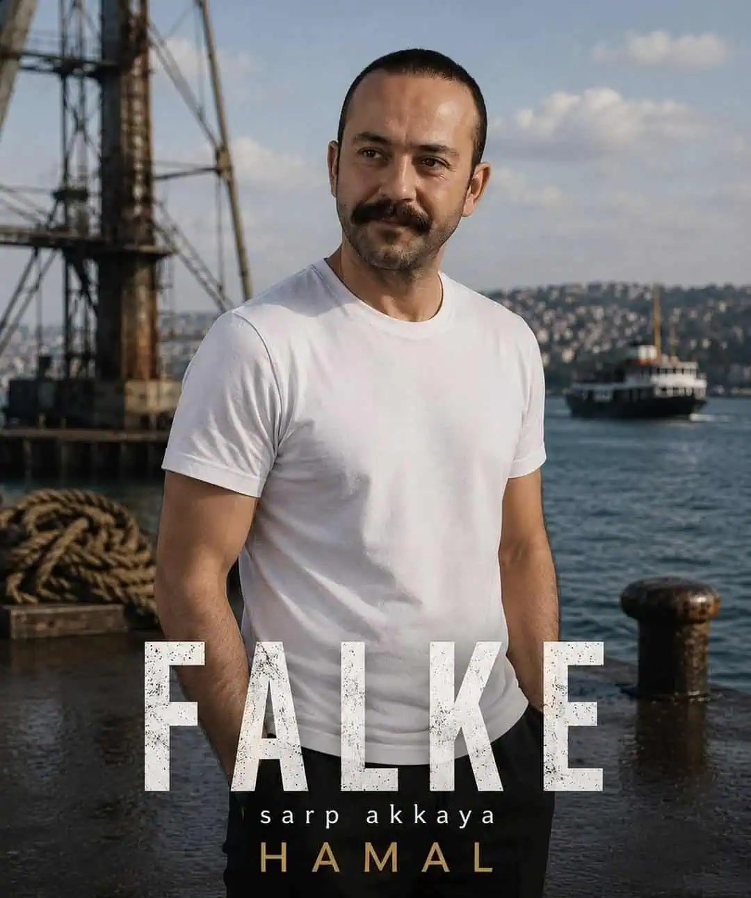 Sarp Akkaya Hamal Dizisinin kadrosuna Falke karakteri