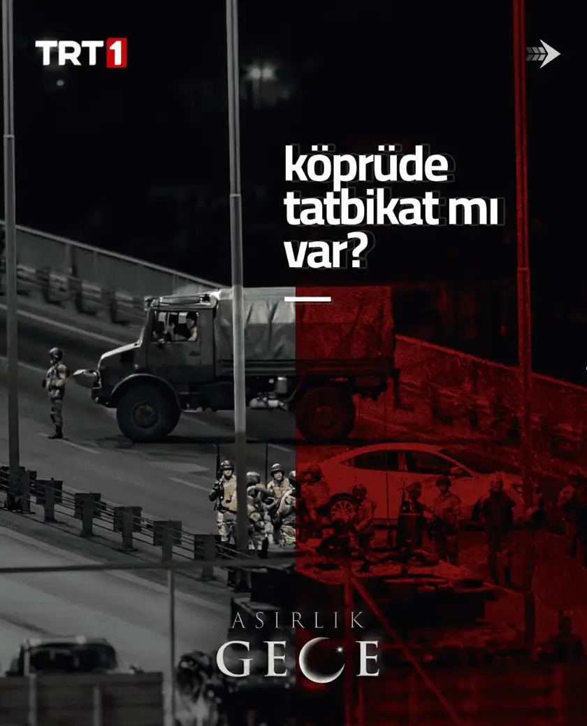 TRT Asırlık Gece Dizisi Oyuncu Kadrosu 15 Temmuz
