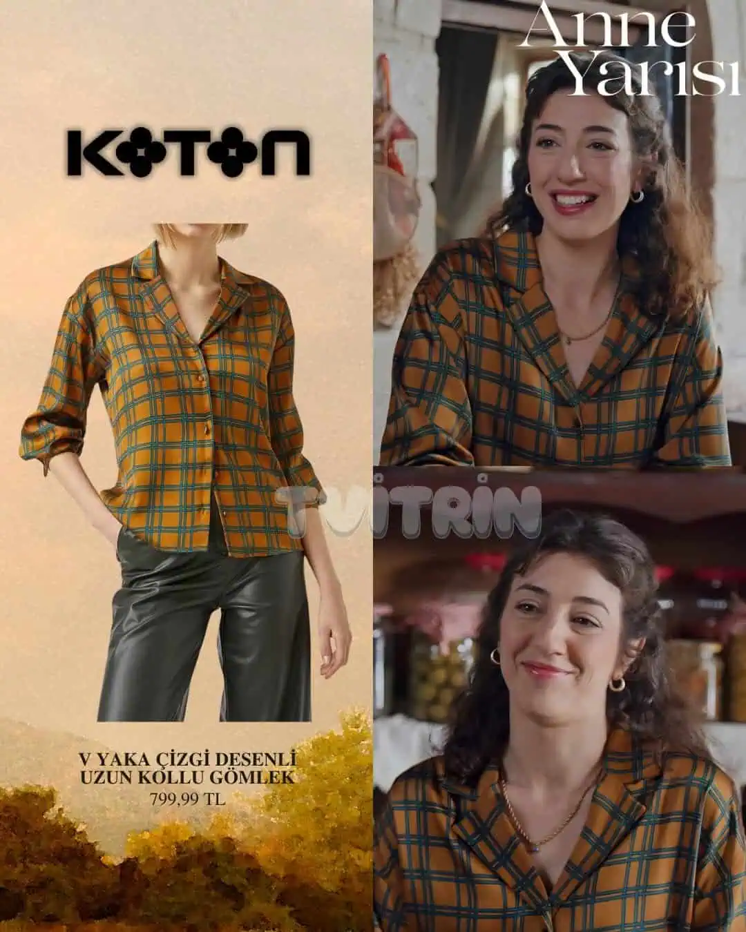 20 Ekim Anne Yarısı Dizisi 5.bölümde sponsor markalar kıyafetler