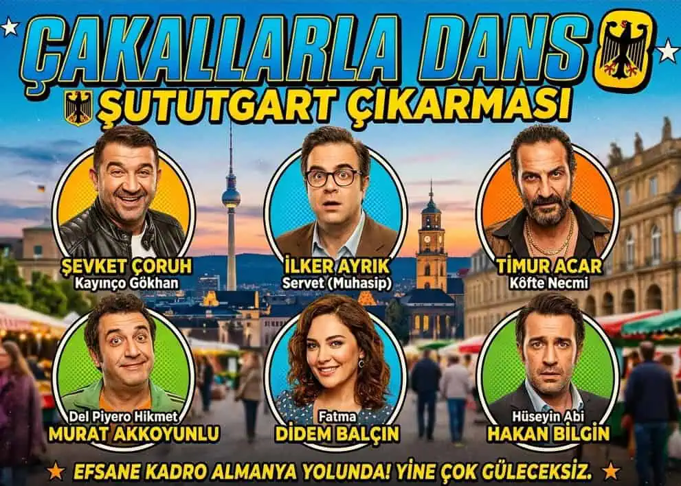 Çakallarla Dans 8 Şututgart Çıkarması Oyuncu Kadrosu