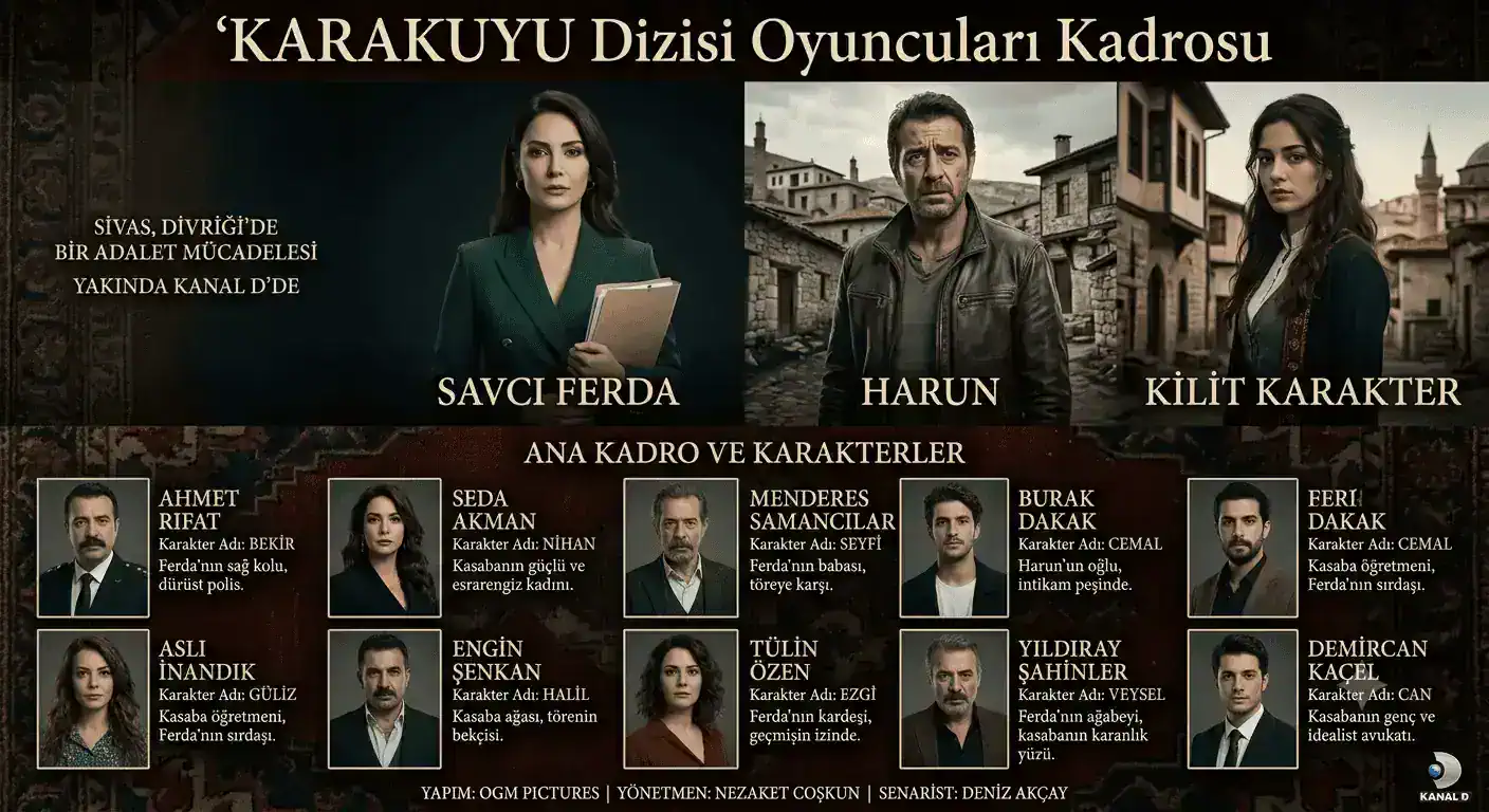 Karakuyu Dizisi Oyuncu Kadrosu karakter bilgileri dizi haberleri