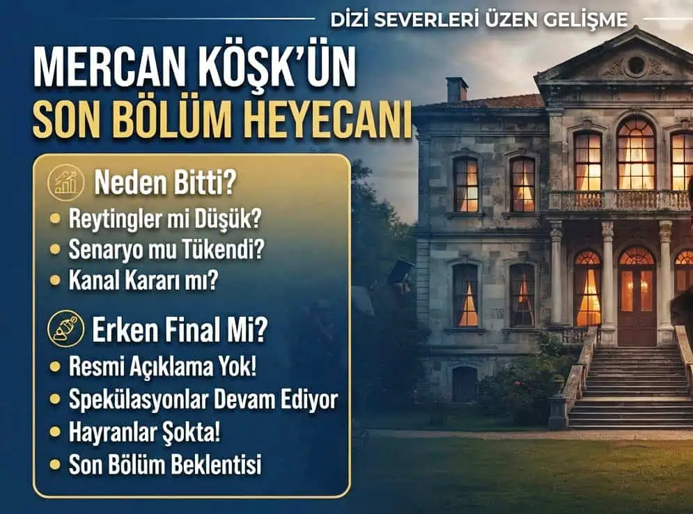 Mercan Köşk Dizisi Neden Bitti, Erken Final Kararı