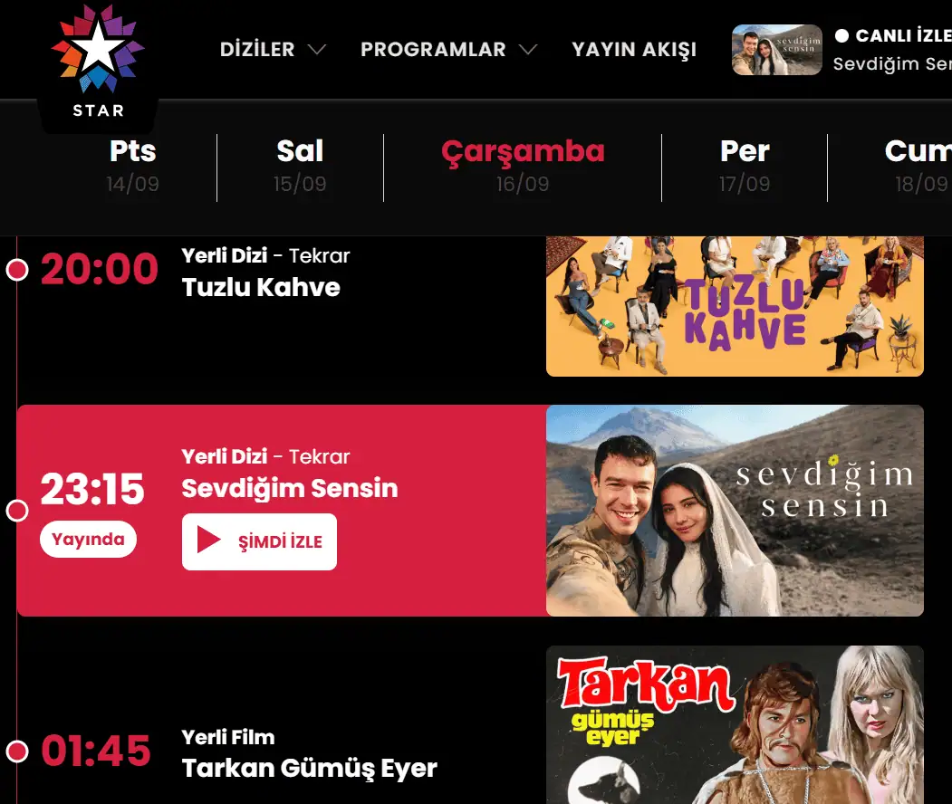 Sevdiğim Sensin Dizisi tekrarı ne zaman gün ve saati
